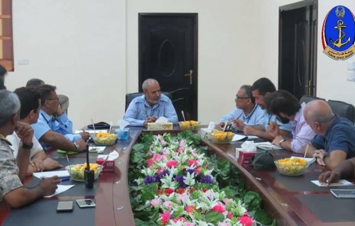 وفد أممي بحري يزور مصلحة خفر السواحل في العاصمة عدن (تفاصيل)