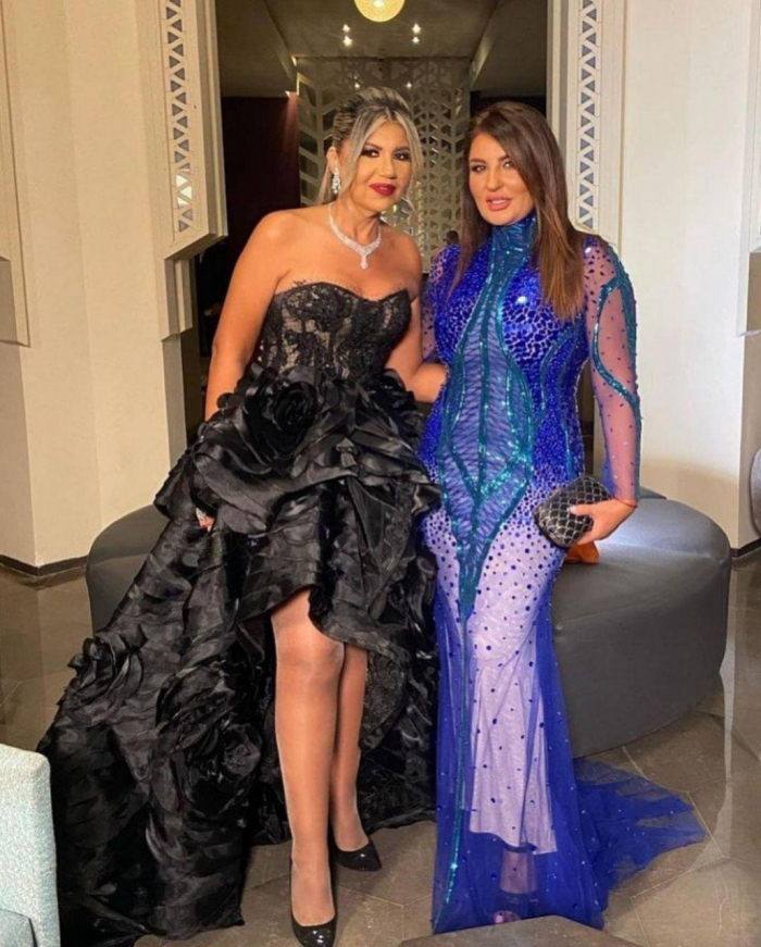 إطلالة وفستان بوسي شلبي في مهرجان الجونة 2021
