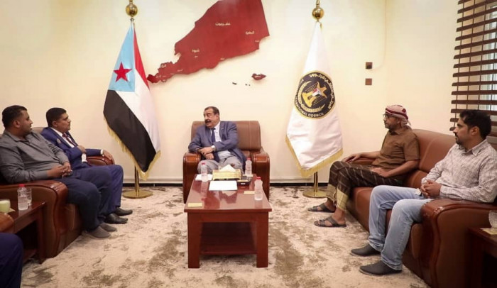 بن بريك والمحمدي يستعرضان نشاط الانتقالي في حضرموت