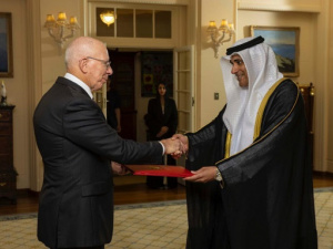 سفير الإمارات يقدم أوراق اعتماده إلى حاكم أستراليا