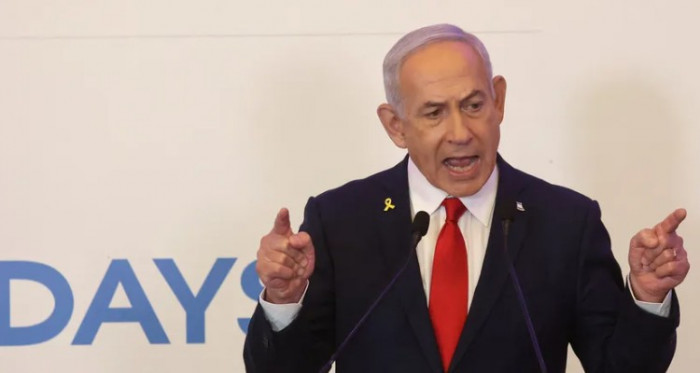 نتنياهو يتعهد بـ"تدمير المحور الإيراني" نتنياهو يتعهد بـ"تدمير المحور الإيراني"