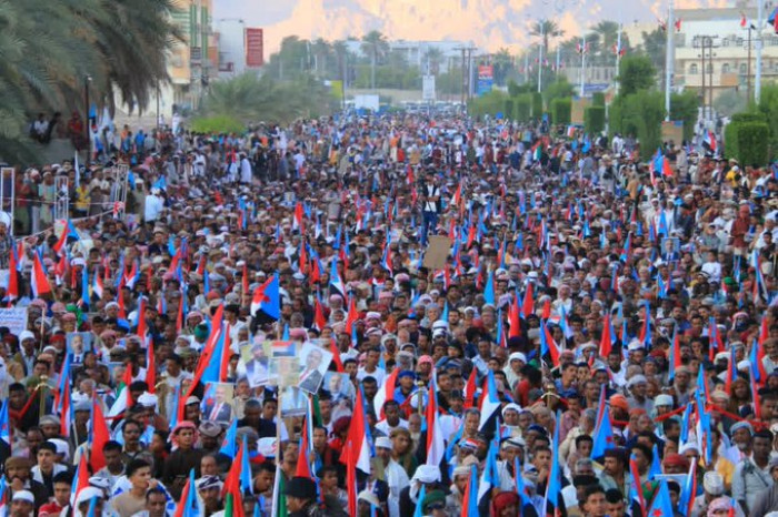 مليونية سيئون تبرهن على الاصطفاف الجنوبي خلف الانتقالي ومشروع الاستقلال