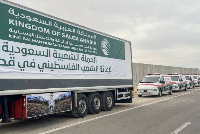 السعودية ترسل مساعدات إنسانية جديدة إلى قطاع غزة