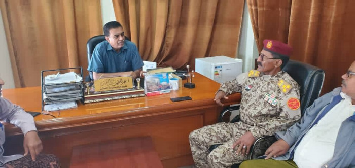 مأمور القطن يستقبل قائد لواء بارشيد