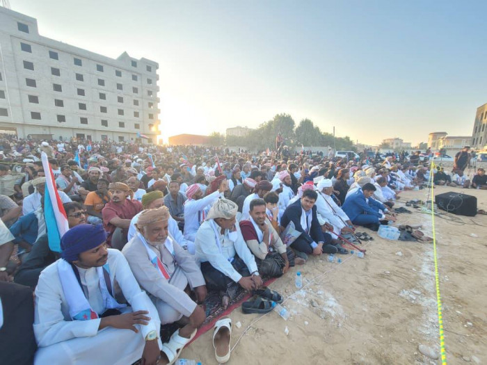 بدء الاحتفال الجماهيري في الغيضة بحلول ذكرى الاستقلال الوطني الجنوبي