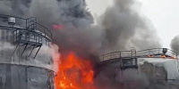 روسيا: حريق في ميناء تيمريوك بعد هجوم أوكراني