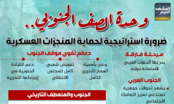 وحدة الصف الجنوبي.. ضرورة استراتيجية لحماية المنجزات العسكرية (إنفوجراف)