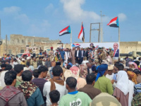 اعتصام أبناء سقطرى للمطالبة بإعلان دولة الجنوب العربي