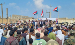 اعتصام أبناء سقطرى للمطالبة بإعلان دولة الجنوب العربي