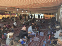 انطلاق اعتصام جماهير شبوة ودولة الجنوب المطلب الوحيد