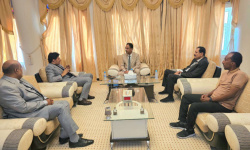 باعوم يناقش مع بن جبهه وضع القطاع النفطي في وادي حضرموت