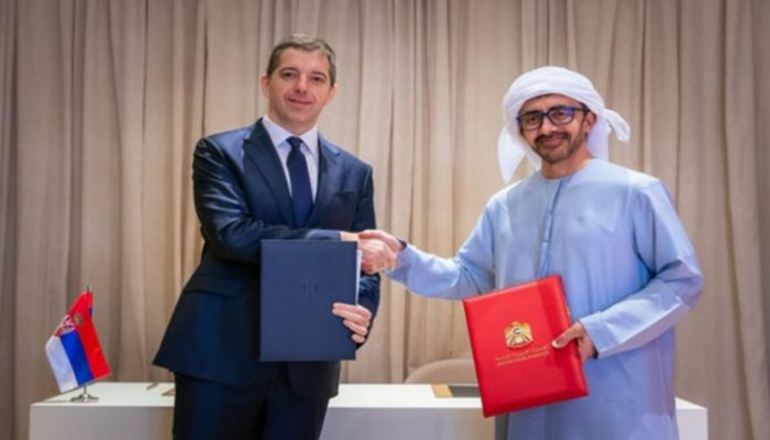 الشيخ عبدالله بن زايد يستقبل وزير خارجية صربيا لبحث تعزيز التعاون الثنائي الشيخ عبدالله بن زايد يستقبل وزير خارجية صربيا لبحث تعزيز التعاون الثنائي