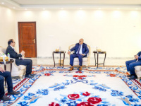 الرئيس الزُبيدي يبحث أوضاع المستشفيات الحكومية وتعزيز صناعة الدواء