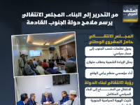 من التحرير إلى البناء.. المجلس الانتقالي يرسم ملامح دولة الجنوب القادمة (إنفوجراف)