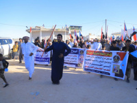 شيوخ بلحاف ينضمون إلى اعتصام المهرة للمطالبة بدولة الجنوب