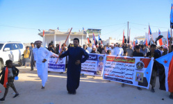 شيوخ بلحاف ينضمون إلى اعتصام المهرة للمطالبة بدولة الجنوب