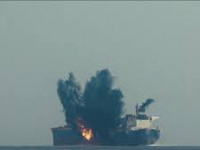 ضربة أمريكية تستهدف سفينة بالميحط الهادئ