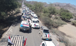 انطلاق موكب أبناء الضالع نحو العاصمة عدن