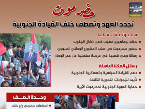 حضرموت.. تجدد العهد وتصطف خلف القيادة الجنوبية (إنفوجراف)