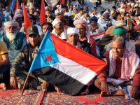 معتصمو سيئون يواصلون المطالبة بإعلان دولة الجنوب