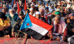 معتصمو سيئون يواصلون المطالبة بإعلان دولة الجنوب