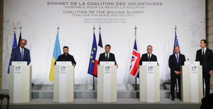 تحالف الراغبين يوقع إعلان باريس بشأن الضمانات الأمنية لأوكرانيا 