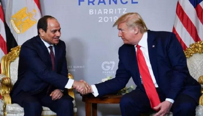 ترامب: سد النهضة أحجب المياه عن مصر 