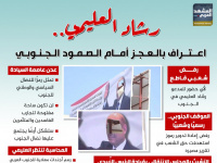 رشاد العليمي.. اعتراف بالعجز أمام الصمود الجنوبي (إنفوجراف)