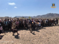 تشييع جثمان الشهيد البطل عبدالجليل الحوشبي في لحج