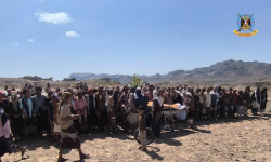 تشييع جثمان الشهيد البطل عبدالجليل الحوشبي في لحج