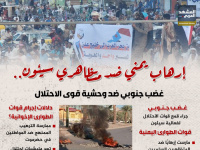 إرهاب يمني ضد متظاهري سيئون.. غضب جنوبي ضد وحشية قوى الاحتلال (إنفوجراف)
