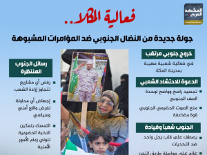 فعالية المكلا.. جولة جديدة من النضال الجنوبي ضد المؤامرات المشبوهة (إنفوجراف)