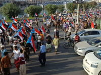 مسيرة حاشدة في المكلا للمشاركة بمليونية "طرد قوات الاحتلال اليمني"