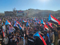 الجماهير تواصل الزحف للمشاركة في مليونية الثبات بالضالع