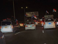 حشود غفيرة تتجه إلى بوابة معاشيق رفضا لتواجد وزراء الاحتلال اليمني