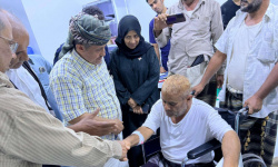 الحالمي يتفقد جرحى الوقفة الاحتجاجية بالعاصمة عدن