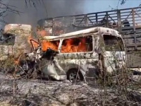 مصرع 16 في حادث مروري مروع بمديرية المحفد