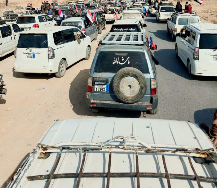 جماهير شبوة تزحف نحو العاصمة عدن للمشاركة بمليونية القرار 