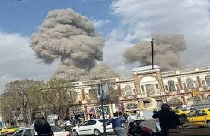 دوي انفجارات في طهران 