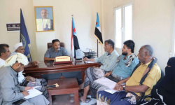 انتقالي أبين يؤكد الاصطفاف الوطني خلف الرئيس الزُبيدي