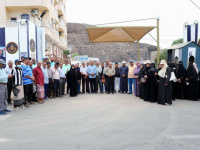 كوادر أمانة الانتقالي تواصل الاحتجاج على إغلاق مقرها