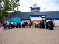 وقفة لموظفي الجمعية العمومية للانتقالي في العاصمة عدن