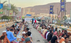إفطار جماعي في سيئون صدقة على أرواح شهداء القوات الجنوبية