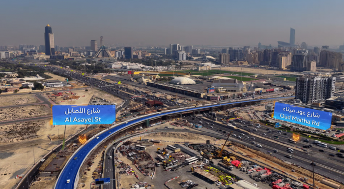 طرق دبي تفتتح جسرين لتطوير شارعي عود ميثاء والأصايل