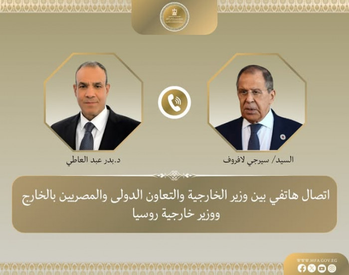 هاتفيًا.. وزير الخارجية المصري يبحث مع نظيره الروسي جهود خفض التصعيد بالمنطقة 