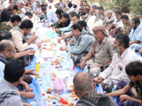 انتقالي أبين يبحث قضايا المحافظة والجنوب خلال مأدبة إفطار