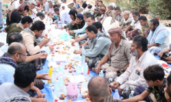 انتقالي أبين يبحث قضايا المحافظة والجنوب خلال مأدبة إفطار