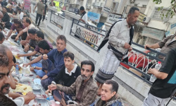 الانتقالي يقيم مائدة إفطار جماعي بمناسبة ذكرى تحرير عدن