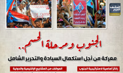 الجنوب ومرحلة الحسم.. معركة من أجل استكمال السيادة والتحرير الشامل (إنفوجراف)