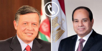 الرئيس السيسي يتلقي اتصالاً هاتفياً من العاهل الأردني